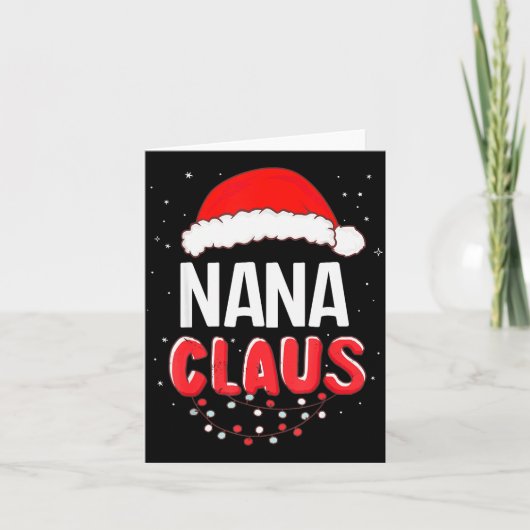 Nana Santa Claus Christmas Matching Costume カード (正面)