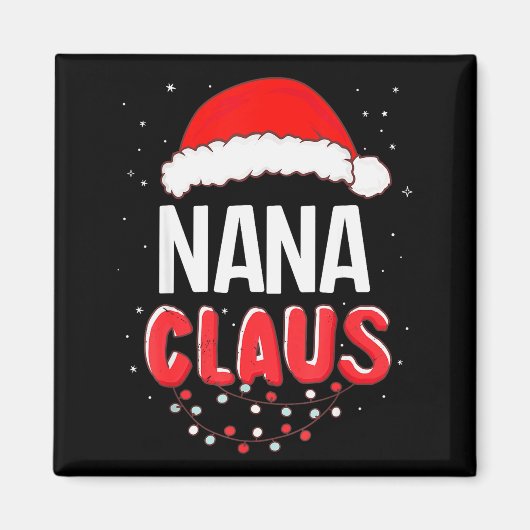 Nana Santa Claus Christmas Matching Costume  マグネット (正面)