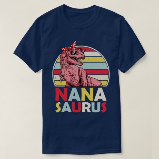 Nana Saurus Tシャツグランマザースシャツグランマダン Tシャツ (デザイン正面)