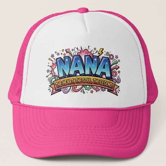 Nana The Heart The Soul The Legend Pop Art Comic キャップ (正面)