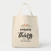 NANA THINGSカスタムフローラギフト トートバッグ (正面)