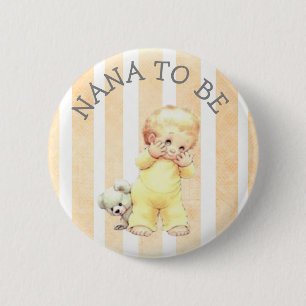 Nana to beヴィンテージ男の赤ちゃんボタン 缶バッジ