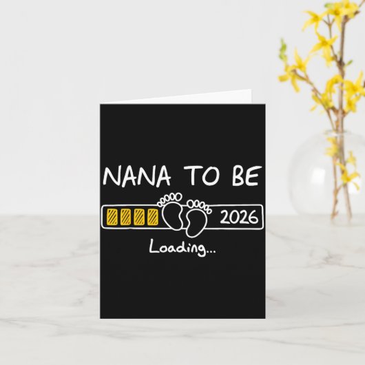 Nana To Be 2026 Loading Nana Est 2026 カード (黄色い花)