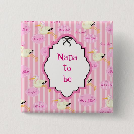 Nana to be a Girl Stork 缶バッジ (正面)
