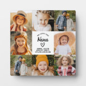 Nana We Love YouハートモダンPhoto Collage フォトプラーク (正面)