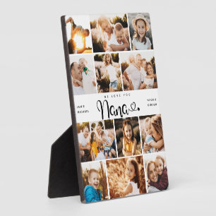 Nana We Love youハートDIY モダン Photo Collage フォトプラーク