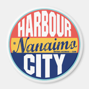 Nanaimoのヴィンテージのラベル マグネット