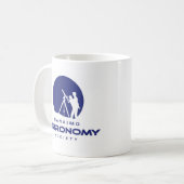 Nanaimoの天文学のロゴプロダクト コーヒーマグカップ (正面左)