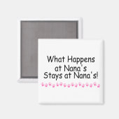 Nanasで何が起こるか マグネット (正面/裏面)