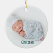 Nana's第1回クリスマスフォトオーナメント セラミックオーナメント (裏面)