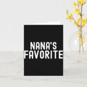 Nana's Favorite Family Baby Granhild Quote Family カード (黄色い花)