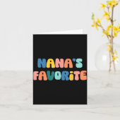 Nana's Favorite Mother's Day Grandma  カード (黄色い花)