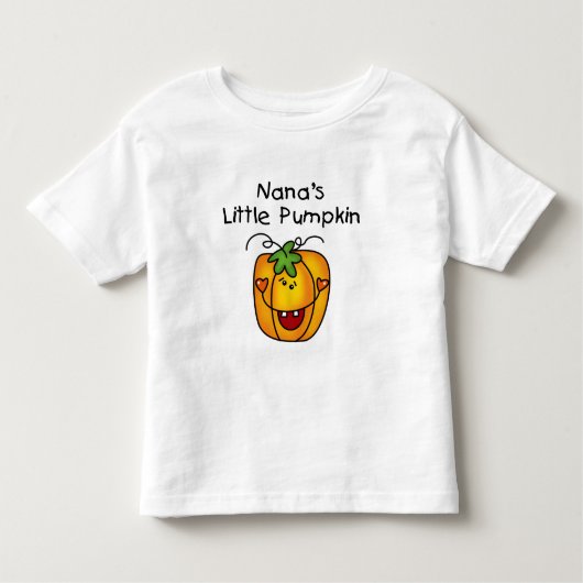 Nana's Little Pumpkin Tシャツとプレゼント トドラーTシャツ (正面)