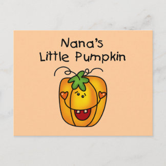 Nana's Little Pumpkin Tシャツとプレゼント ポストカード