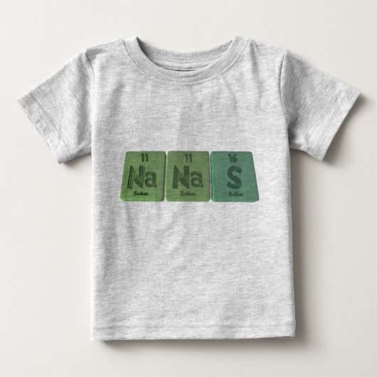 Nanas Na Na SナトリウムナトリウムSulfur.png ベビーTシャツ (正面)