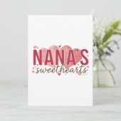 Nana's Sweethearts Birthday Invitation 招待状 (スタンド正面)