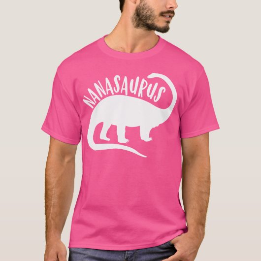 Nanasaurus Nana Tシャツサウラス恐竜マザーデイ Tシャツ (正面)