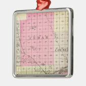 Nance郡、ネブラスカ メタルオーナメント (左)