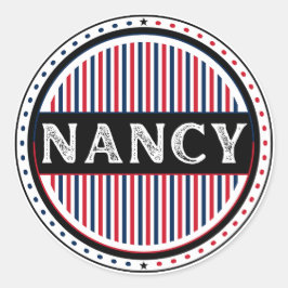 Nancy City Pride Emblem – French Identity ラウンドシール