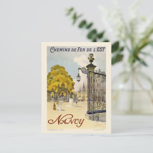 Nancy France Vintage Poster 1908 ポストカード (スタンド正面)