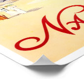 Nancy France vintage travel ポスター (角)