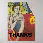 Nancy In Red Chair, add text ポスター (正面)