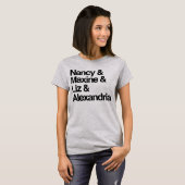 NANCY MAXINE LIZ & AOC Tシャツ (正面フル)