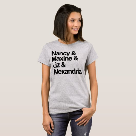 NANCY MAXINE LIZ & AOC Tシャツ (正面フル)