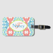 Nancy Mosaic Luggage Tag ラゲッジタグ (正面横)