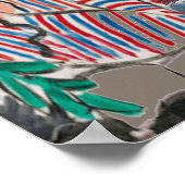 Nancy on Cell Phone & Cat, add文字, Poster ポスター (角)