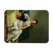 Nancy Parsons in Turkish Dress, c.1771 (cop油) マグネット (横)