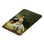 Nancy Parsons in Turkish Dress, c.1771 (cop油) マグネット (左側)