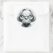 "Nancy the Mean Old Woman" スクエアシール (バッグ)