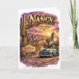 Nancy Tucson Arizona オーダーメイド サウスウェスタン カード