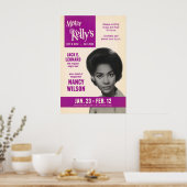 Nancy Wilson jazz poster - Mister Kelly's ポスター (キッチン)