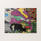 Nancy with Black Cat 1 ジグソーパズル (横)