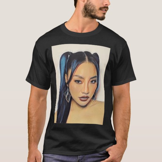 Nancy Xuの肖像画 Tシャツ (正面)