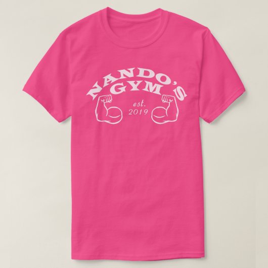 NANDO'S GYM - NG001 Tシャツ (デザイン正面)