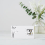 NaniのレトロのTシャツおよびギフト 名刺 (スタンド正面)