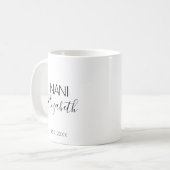 Nani おばあちゃん 名前入り妊娠発表 コーヒーマグカップ (正面左)