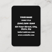 Nani?! なに?! What?! Japanese Nihongo Language 名刺 (裏面)