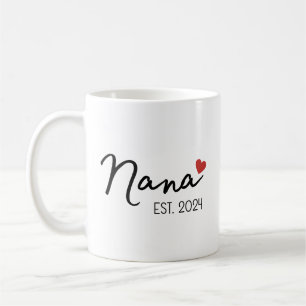 Nani Nana Est 2024マグセット、新しいインディアン祖父母 コーヒーマグカップ