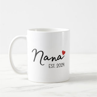 Nani Nana Est 2024マグセット、新しいインディアン祖父母 コーヒーマグカップ