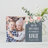 Nanie Amona Mother's Dayフラットフォトカード (スタンド正面)