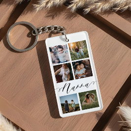 Nannaスクリプト|孫フォトグリッドコラージュ キーホルダー