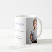 Nanna私たちは非常に多くの写真を愛している コーヒーマグカップ (正面右)