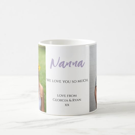 Nanna私たちは非常に多くの写真を愛している コーヒーマグカップ (中央)