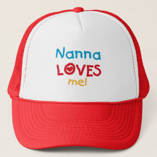 Nanna Loves Me Tシャツとギフト キャップ
