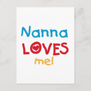 Nanna Loves Me Tシャツとギフト ポストカード