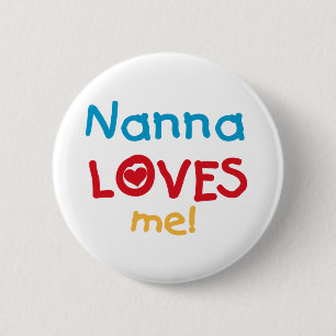 Nanna Loves Me Tシャツとギフト 缶バッジ